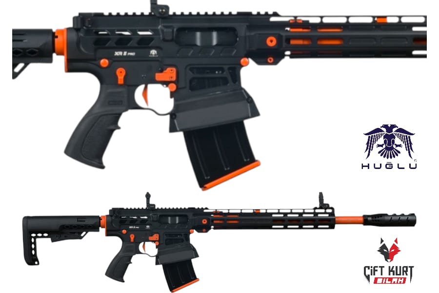 Huğlu XR 8 PRO ORANGE 12 Şarjörlü Yarı Otomatik Orange Av Tüfeği